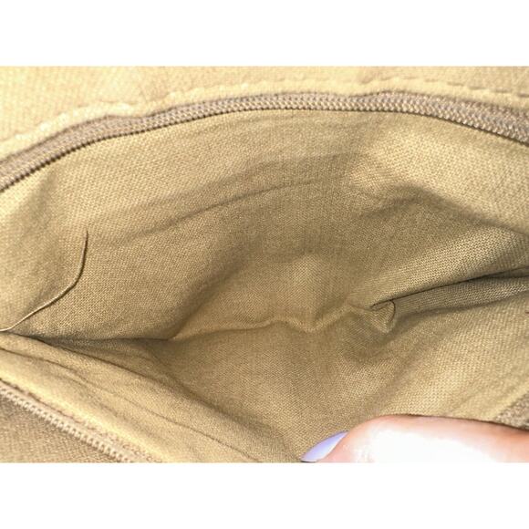 Vintage 80s Liz Claiborne Signature Crossbody Shoulder Bag Maroon Red Logo Purse - Picture 13 of 16